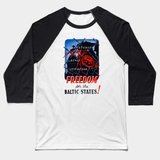 1945 Freedom for the Baltic States Baseball T-Shirt